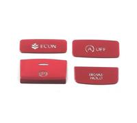 Calcomanías coche botón Compatible Con Civic 11.ª Generación 2022, Panel De Engranajes Para Consola Central Interior De Coche, Pegatina Embellecedora De Cubierta De Botón De Freno De Mano