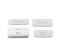 Calcomanías coche botón Compatible Con Civic 2022 11.ª Generación, 4 Unidades, Consola Central Para Coche, Panel De Engranajes, Cubierta De Botón De Freno De Mano, Pegatina Embellecedora