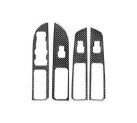 Calcomanías coche botón Compatible Con Ford Para Explorer 2016-2019 Accesorios Automóvil Interruptor De Elevación De Ventana Interior Panel De Botón Decoración Cubierta Etiqueta Embellecedora(color1)