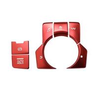 Calcomanías coche botón Compatible Con Mazda 3 6 Para Axela Para Atenza Para Cx-3 Cx-4 CX-5 CX-8 Interior Automóvil Freno Estacionamiento Electrónico Cubierta Botón Estacionamiento Automático