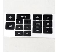 Calcomanías coche botón Compatible Con Para A6 C5, Pegatinas De Reparación De Botones De CA Para Interior De Coche, Calcomanías De Control De Climatización De Aire Acondicionado