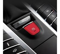 Calcomanías coche botón Compatible Con Porsche Para Macan 2014-2018 Freno Estacionamiento Electrónico Botón Interruptor Freno Mano Botón P Freno Mano Decoración Estacionamiento Pegatinas Cubierta