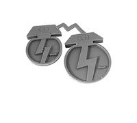 Calcomanías coche botón Compatible Con Tesla Para Model 3 2017 2018 2019 2020 2021 2022 Puerto De Carga De Coche Cubierta Impermeable Agujero Protector Tapa Antisuciedad(3)