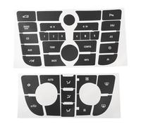 Calcomanías coche botón Compatible Con Vauxhall Para Astra Pegatina Reparación Botones Salpicadero Coche CD Audio Accesorios Interiores Automotrices