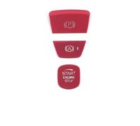 Calcomanías coche botón Compatible Con Volvo Para XC60 XC90 S60 S90 2018 2019 2020 2021 2022 Interior Del Coche Arranque Parada Botón Del Motor Cubierta De La Perilla Etiqueta Del Freno De Mano