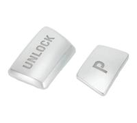 Calcomanías coche botón Compatible Con X6 E70 E71 X3 Botón Desbloqueo Freno Mano Interior Coche Pomo Cambio Marchas Botón P Cubierta Embellecedora Interior Coche