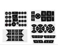 Calcomanías Coche Compatible Con Benz Para W204 C300 2007 2008 2009 2010 2011 2012 2013 2014 Estado Control Para CA Radio Tablero Panel Botón Reparación Adhesivo Embellecedor Calcomanía(B)