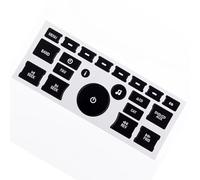 Calcomanías Coche Compatible Con Buick Para Enclave CX CXL 2006 2007 2008 2009 2010 2011 2012 Calcomanías Reparación Para Botones Control Del Tablero Radio Accesorio Adhesivo Botón Para CA