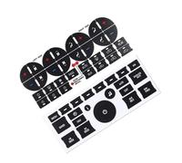 Calcomanías Coche Compatible Con Chevrolet Para 1500 2500 3500 2006-2014 Para Avalanche LT LTZ 2007-2015 Kit De Reparación De Botón De Tablero De Aire Acondicionado Calcomanía Para Tablero