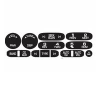 Calcomanías Coche Compatible Con Para Cadillac Para Isuzu 2002 2003 2004 2005 2006 Accesorios Para Automóviles Radio Navegación Control Botón Reparación Calcomanías Kit Pegatinas