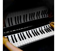 Calcomanías coloridas extraíbles para teclas de piano, etiquetas de notas para 88 teclas, calcomanías reutilizables de silicona para teclado de piano para principiantes. Viene