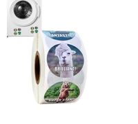 Calcomanías de aula de 1 pulgada, calcomanías motivacionales para niños, 500 unidades/rollo, calcomanías de recompensa de memes de animales de dibujos animados, divertidas calcomanías redondas de