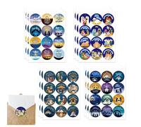 Calcomanías de belén, calcomanías de ventana de Navidad, calcomanías decorativas de pared de Navidad, calcomanías decorativas de vidrio autoadhesivas para ventana