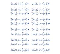 Calcomanías de cristal con texto en inglés "Faithful Reflection Rearviews" con mensaje inspirador de confianza en Dios que conduce la afirmación para el vehículo