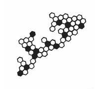 Calcomanías de engranaje de panal para carenado de motocicleta y tanque de combustible, calcomanías de vinilo impermeables con ajuste de alta universalidad para la mayoría de coches y bicicletas
