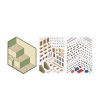 Calcomanías De Escena En Miniatura 3D: Lindos Diseños De Dibujos Animados En Capas, Suministros Creativos De Álbumes De Recortes | Juego De Calcomanías Decorativas Apilamiento, Divertido Kit De Artesa