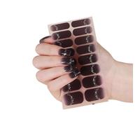 Calcomanías De Esmalte Tiras De Uñas Aplicación Simple Pegatinas De Uñas De Envoltura Con 16 Tamaños Colores Y Patrones Variados Para Uso Diario Películas Unguis Amigables