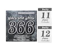 Calcomanías de fecha, calcomanías de calendario diario, suministros para álbumes de recortes, calcomanías de calendario perpetuo de 366 días, accesorios de diario