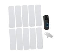 Calcomanías de fijación para timbres que proporcionan una fuerte sujeción en superficies pintadas de madera y metal, no requiere taladrar, no requiere herramientas