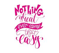 Calcomanías de grabado Nunca fue tan fácil hacer letras a mano. 57.6x84.5cm Incluye kit de película de transferencia Rosa roja