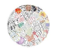 Calcomanías de Jesús - Pegatinas de la Biblia | 52 calcomanías impermeables con palabras de sabiduría inspiradoras, manualidades de diario para equipaje, bolígrafos, guitarras, cuadernos, scooter