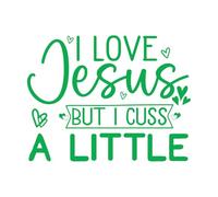 Calcomanías de letras citas cristianas 40x52.1cm Decoración artística Verde