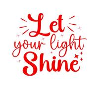 Calcomanías de letras citas cristianas 41x48.3cm Incluye kit de película de transferencia Rojo