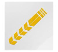 Calcomanías De Motocicleta con Flechas, Pegatinas Reflectantes Aceite Impermeables para Guardabarros, Cascos, Scooters, Decoración(Design C)