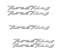 Calcomanías de Motocicletas de 5 Piezas Pegatinas cromadas 3D 110/105 Aniversario Insignia de Emblema de Motos universales para Harley Touring Road King FLHRC