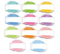 Calcomanías de nombre para conectar, 132 unidades, para conversaciones, inicio, conexión, etiqueta de red, para construir equipos, preguntas y actividades educativas