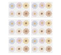 Calcomanías de pared de Daisy, pegatinas de pared de flores, Decoración de habitaciones de estilo bohemio Daisy Murals, Pegatinas adhesivas de decoración del hogar multifuncional para sala de estar de