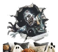 Calcomanías de pared de Halloween - calcomanías espeluznantes de miedo | Halloween Horror 3D Wall Stickers | Pegatinas de decoración del hogar | Decoración de criaturas sangrientas de gritos para el b