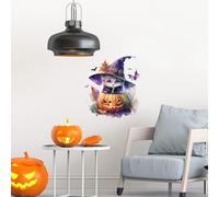 Calcomanías de pared de Halloween para Halloween, decoraciones aterradoras para una fiesta de columna vertebral, decoración espeluznante (B, 31 x 28 pulgadas, 5 x 0.05 cm)