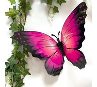 Calcomanías de pared de mariposa 3D, decoración de PVC para salas de estar y oficinas, aplicación sencilla en superficies lisas