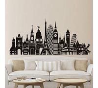 Calcomanías De Pared De Paisajes De Ciudades Europeas Pegatinas De Construcción Auto Vinilo Arte De La Pared Papel Pintado Adhesivo Decoración Del Hogar