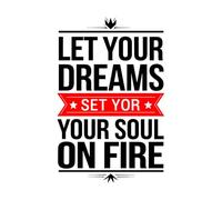 Calcomanías de pared de papel adhesivo La persecución es lo que hace que el sueño valga la pena 64x99.2cm Decoración de tiendas Negro