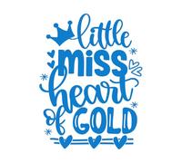 Calcomanías de pared de papel adhesivo Pequeña señorita corazón del día de San Valentín corazón amor sea mío vacaciones 60.8x80.5cm No daña la superficie de la pared Azul