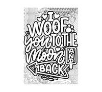 Calcomanías de pared de vinilo Te amo hasta la luna y más allá, citas inspiradoras 57.6x81cm Vinilos para ventanas Negro