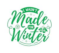 Calcomanías de pared de vinilo Yo no fui hecho 42x47.5cm Removible sin dejar pegamento Verde