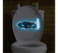 Calcomanías de pared que brillan en la oscuridad, 26,5 x 12,5 cm, calcomanías de ojos de pantera negra, PVC impermeable, decoración nocturna luminosa para dormitorio, sala de estar (ACCYG32208)