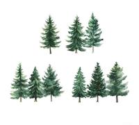 Calcomanías de pino para bosques que añaden un toque de naturaleza a las paredes de tu sala de estar o dormitorio