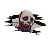 Calcomanías de piso aterradoras, calcomanías de piso para - Calcomanías de de pared rota,Pegatinas de pared impermeables de zom e Halloween, calcomanías artísticas de pared de