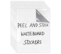 Calcomanías de pizarra blanca de borrado en seco, 8.27 x 11.69 pulgadas, hojas extraíbles de borrado en seco, alternativas de papel para nevera, pared, escritorio, refrigerador, puerta, hogar, oficina