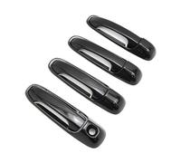 Calcomanías de repuesto para manija de puerta exterior de fibra de carbono para Dodge Dakota para Ram para Durango 2002-2011, accesorios de coche