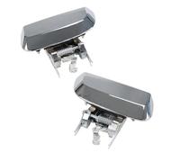 Calcomanías de repuesto para Nissan Pathfinder LE 4.0L V6 2005-2012, calcomanías protectoras para manija de puerta exterior de coche, E-1 par negro (normal/F-1 par cromado)