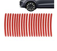 Calcomanías de rueda de coche para neumáticos, calcomanías de advertencia de neumáticos de coche, tiras reflectantes para llantas, calcomanías de bicicleta, calcomanías de seguridad nocturna
