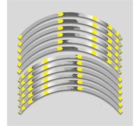 Calcomanías de Ruedas duraderas Accesorios Motocicletas Pegatinas Ruedas Bujes Llantas Banda Reflectante para VFR750 para VFR800(Style 7)