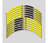 Calcomanías de Ruedas duraderas Adhesivo Reflectante Llanta Motocicleta 17 Pulgadas, Compatible con para HRC para REPSOL para CBR250RR(Style 1)