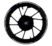 Calcomanías de Ruedas duraderas Adhesivos Reflectantes Decorativos Llantas 17 Pulgadas para Motocicleta para para Tracer 900(Style 2)