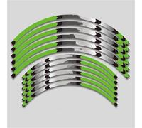 Calcomanías de Ruedas duraderas Adhesivos Reflectantes Llantas Motocicleta Bandas Adhesivas Llantas para KLX250R 1994-1996 para KLX250 1979-2020(Style 3)